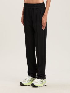 BACK CURVED LOGO TRACK PANTS BLACK – OFF