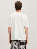BURNING OASI SLIM TEE OFF WHITE – MULTIC