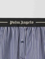 CLASSIC LOGO STRIPED SHORTS NAVY BLUE –