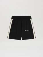 CLASSIC LOGO TRACK SHORTS BLACK OFF WHIT
