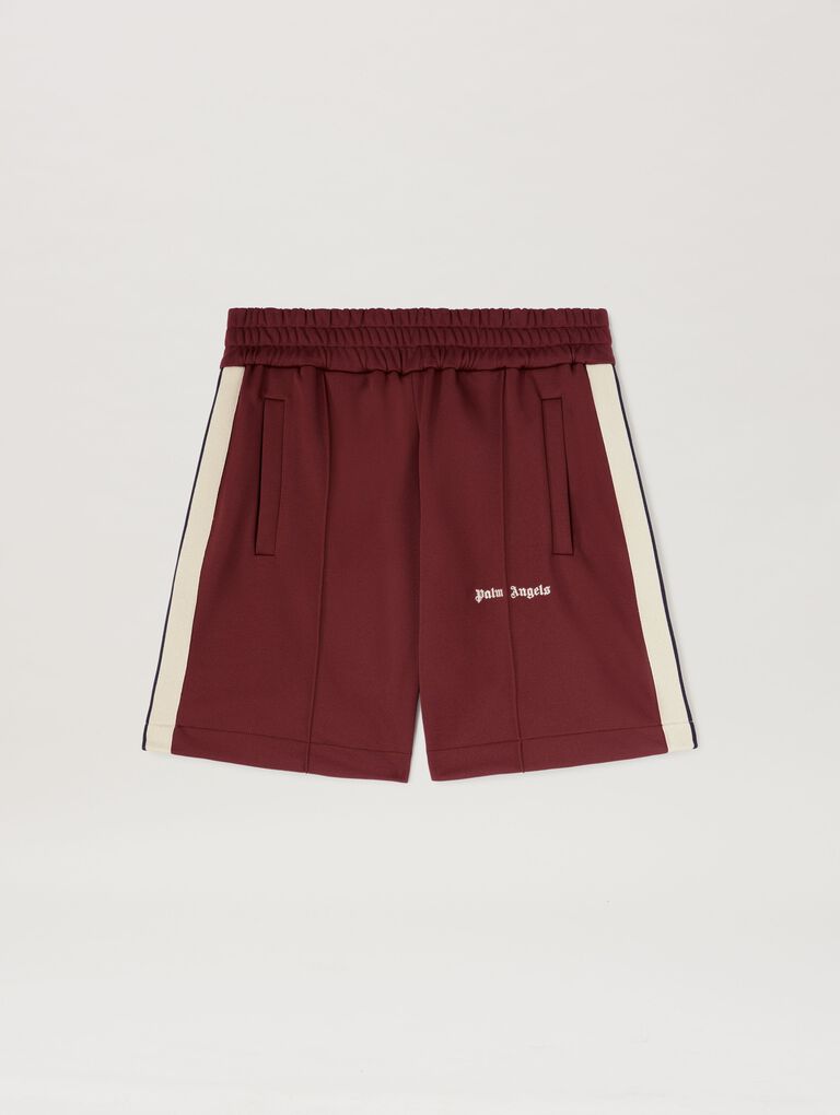 CLASSIC LOGO TRACK SHORTS BURGUNDY – OFF CLASSIC LOGO TRACK SHORTS BURGUNDY – OFF