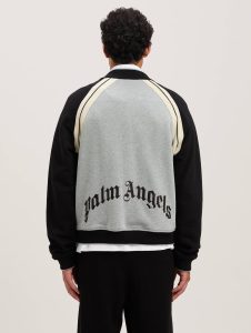 CURVED LOGO TRACK VARSITY GREY MELANGE
