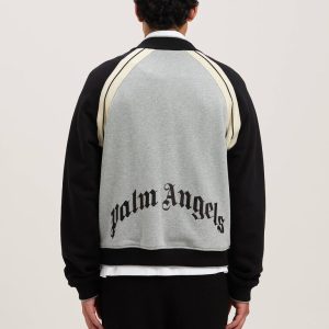CURVED LOGO TRACK VARSITY GREY MELANGE