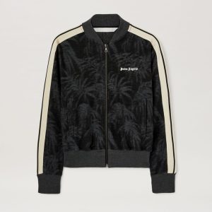 PALMS JACQUARD TRACK JKT BLACK – OFF WHI